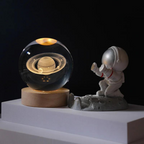 Globo Bellari Astral | Base Magnética de Madeira