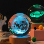 Globo Bellari Astral | Base Magnética de Madeira