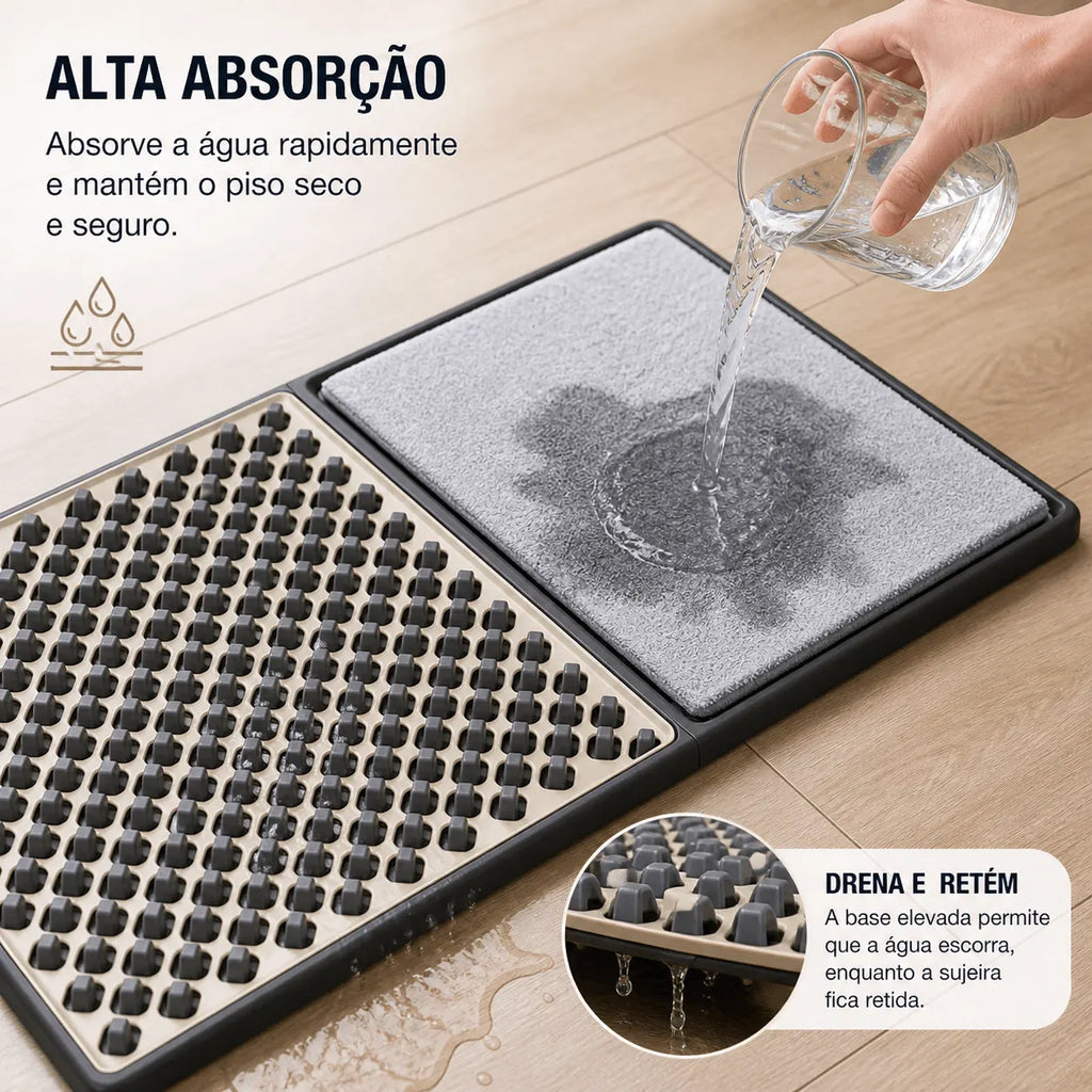 StepClean Pro™ | Tapete Inteligente Limpa Calçados