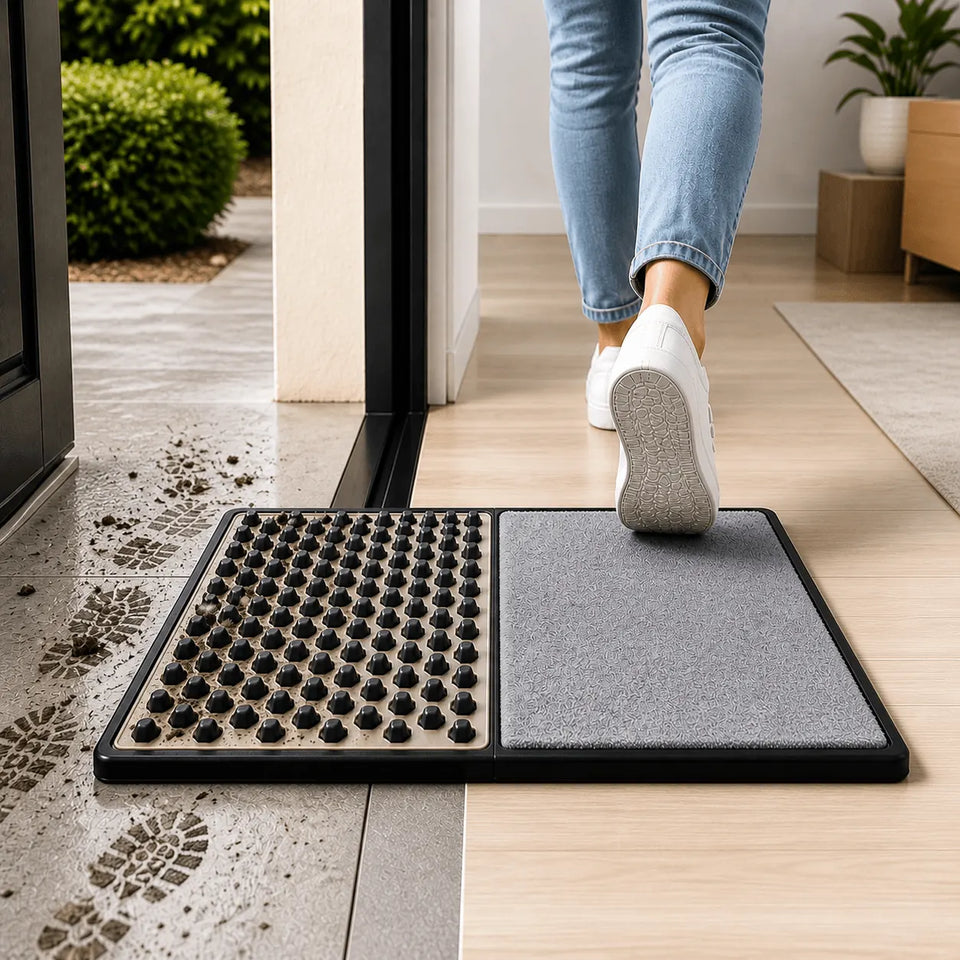 StepClean Pro™ | Tapete Inteligente Limpa Calçados