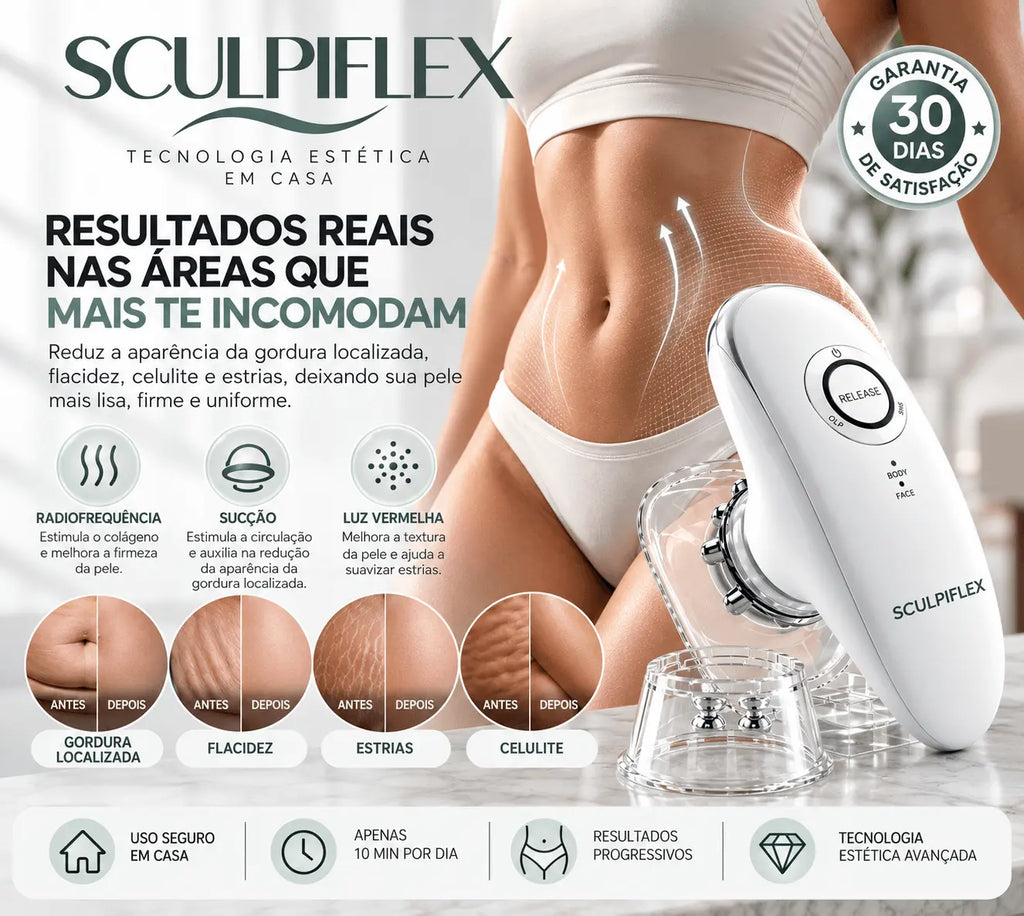 Sculpiflex™ | Aparelho de Estética Corporal 3 em 1